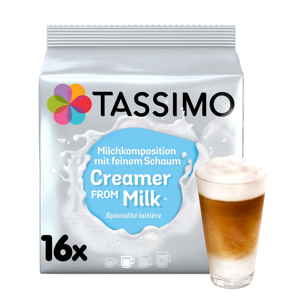 Kapsułki mleczne Tassimo Creamer from milk 16 mleczek do kawy, rozmiar M