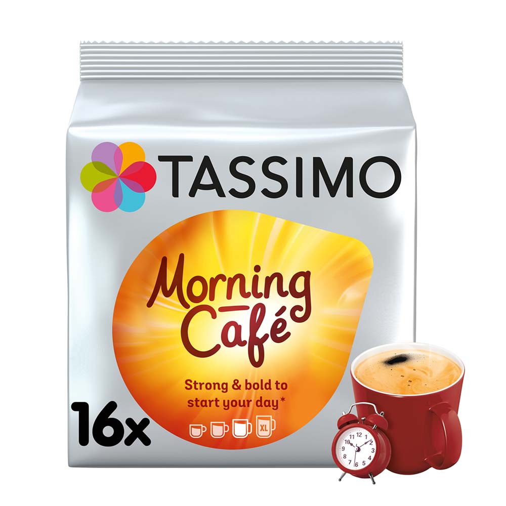 Kapsułki Tassimo Jacobs Morning Café 16 kaw czarnych, rozmiar L