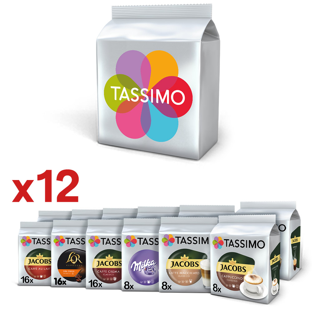 Kapsułki Tassimo 12 opakowań – darmowa dostawa